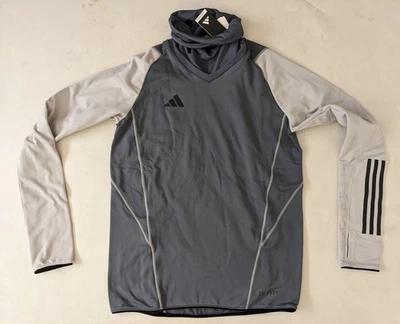Adidas Tiro 23 Cold Ready Soccer Sweater H49613  man LS grey shirt  New $120 - Image 1 of 3