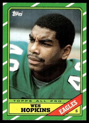 1986 Topps Wes Hopkins Philadelphia Eagles #279 - Image 1 of 2