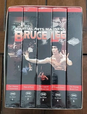 1997 BRUCE LEE Martial Arts Madness 5 Pack Collectors VHS Box Set  Sealed *Read* - Image 1 of 4