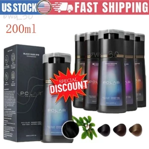 Polar-Hair Dye Shampoo Polar Hair Care, Hair Care Shampoo 200ML/6.7 OZ 3 Colors - Picture 1 of 22