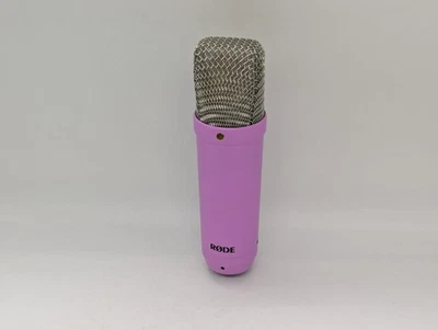 FAULTY Rode NT1 Signature Series studio condenser microphone XLR mic purple READ - Image 1 of 4