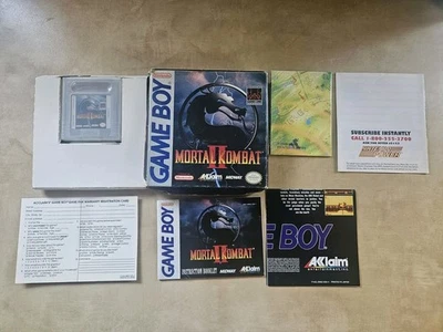 Mortal Kombat II Nintendo Game Boy Gameboy Complete In Box CIB USA NTSCU MK2 - Image 1 of 3