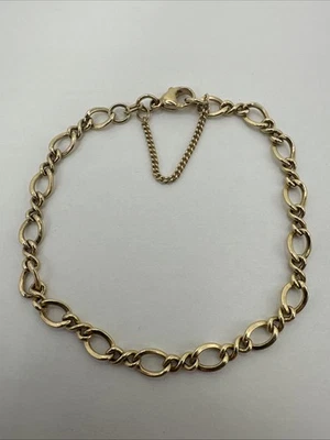 "Brazalete James Avery de oro amarillo de 14 k con cadena torcida 7,5"" ~ 8,5 g" Foto 1 de 4