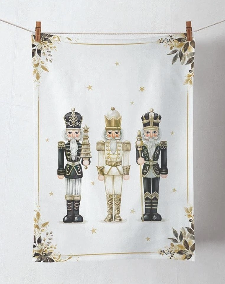 Ambiente Geschirrtuch Weihnachten Nussknacker Geschirrhandtuch Küche Erzgebirge