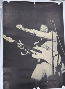 1968 JIMI HENDRIX Guitar Personality BLACK & WHITE Poster #401 by Linda Eastman - Picture 1 of 9