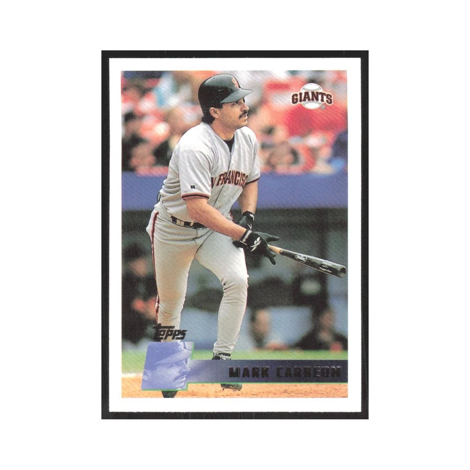 1996 Topps Mark Carreon Giants #74 - Image 1 of 3