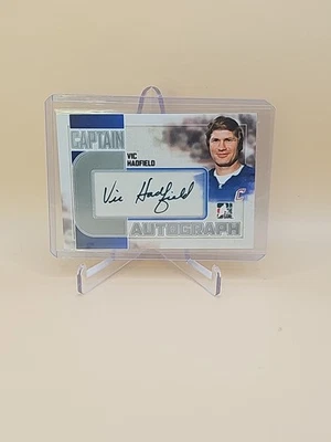 2011-12 ITG Captain-C Series Auto Silver Vic Hadfield #A-VH Auto - Image 1 of 2