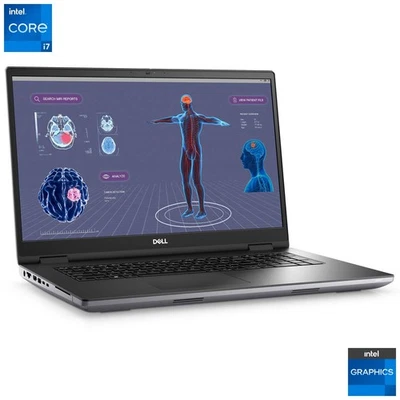 Dell Precision 7780 Laptop: Intel Core i7-13850HX, 512GB SSD 16GB RAM, Warranty - Image 1 of 4