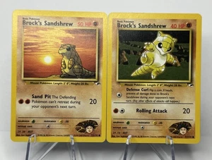Pokemon TCG: Brock’s Sandshrew 71/132 & Brock’s Sandshrew 72/132 - Bild 1 von 2