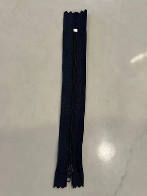 Cremalleras de nailon azul oscuro de 6 pulgadas, reemplazo a granel, costura hágalo usted mismo, sastre Foto 1 de 2