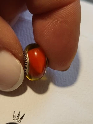 Pandora Original Charms Murano Silber Rot - Bild 1 von 4