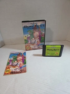 Chuck Rock II: Son of Chuck (Sega Genesis, 1993) Cartridge, Manual and Case - Picture 1 of 15