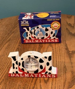 Gebrauchte 1996 McDonald’s 101 Dalmatiner Schneekugel Ornament im Originalkarton - Bild 1 von 5