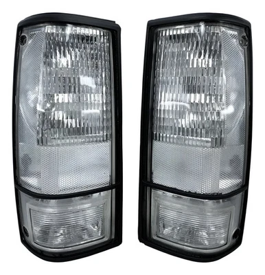 Par de luces traseras para 82-93 Chevrolet S10 91-93 GMC Sonoma 82-90 S15 cristalinas Foto 1 de 4