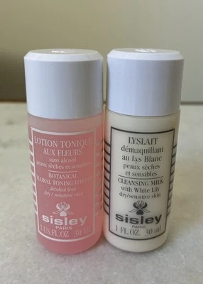SISLEY Duo Travel Size LECHE LIMPIADORA Y TÓNICO TONIFICANTE FLORAL Foto 1 de 2