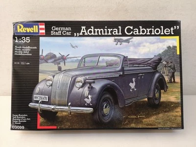 Admiral Cabriolet German Staff Car Revell Kit 03099 1/35 -D38 - Immagine 1 di 4