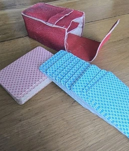 Konvolut 2 alte Kartenspiele GRIMAUD BP Paris Silberrand komplett  - Bild 1 von 9