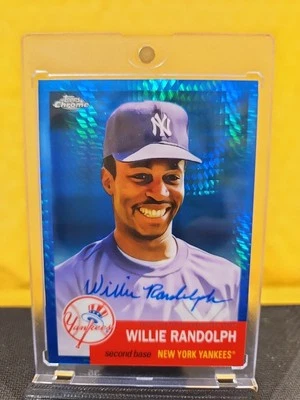 Willie Randolf 2022 Topps Chrome Platinum - Autographs  #CPA-Blue Prism /99 (AU) - Image 1 of 3