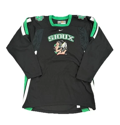 RARE UND North Dakota Fighting Sioux Nike Bauer Hockey Jersey Sz Youth XL (20) - Image 1 of 4