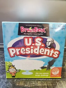BrainBox U.S. Presidents 10 Minute Brain Challenge Ages 8+ Educational Game - Picture 1 of 6