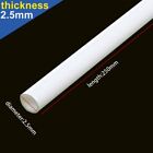 Professional White ABS Round Tube Strip for Architectural Craft Pack of 10