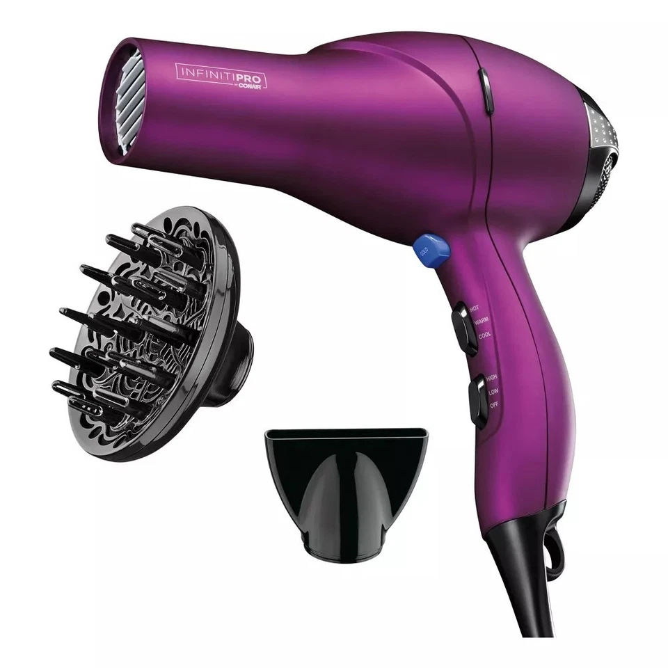 Conair Purple and Gold Salon Professional Hair Dryer - 1875 Watt - Image 1 of 3