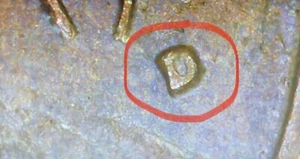 1977 Lincoln Cent RPM Tilted Mint Mark Error Floating Jaw Strike Penny 1c Coin - Picture 1 of 22