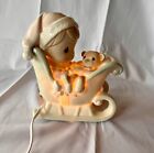 Precious Moments Table Top Night Light  “Oh What Fun It Is To Ride”  Enesco 1994