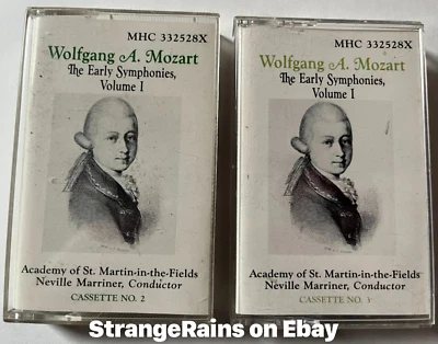 MOZART - 2 Cassette Tapes - PLAY TESTED / SOUND GREAT - Image 1 of 3