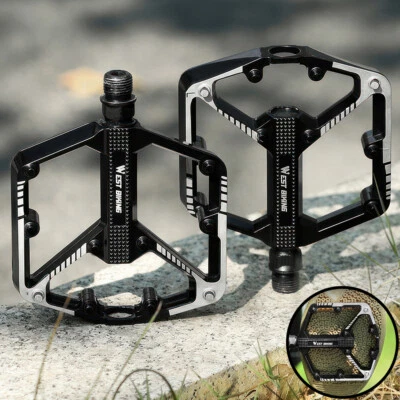 NUEVO Pedales de Nylon para Bicicleta de Montaña 9/16"" Bicicleta de Carretera Ampliar Plataforma Pedales MTB EE. UU. Foto 1 de 4