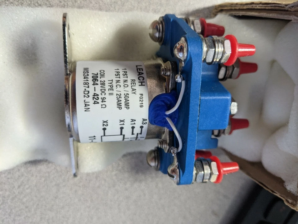 7064-424 Relay MS-24187-D2 LEACH RELAY - Image 1 of 1