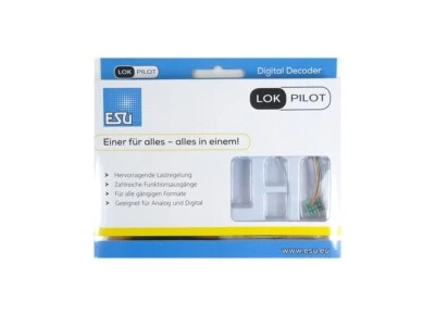 Digital Decoder Lok Pilot 5 micro, DCC, MM, SX, 8-pin, ESU N 59810 neu, OVP - Bild 1 von 3