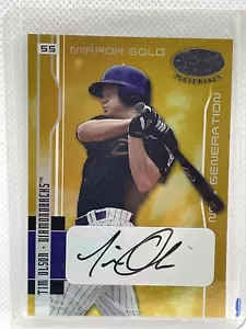 2003 Foglia Materiali Certificati Tim Olsen Specchio Oro Rookie Autografo #19/25 - Foto 1 di 1