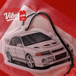 Mitsubishi Evo JDM Air Freshener | Lancer Evolution Car Scent | Drift Gift UK - Picture 1 of 7