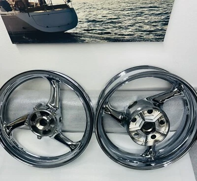 Хромированные ободы колес Suzuki 2008 -20 HAYABUSA GSX 1300RA ABS ПРЯМЫЕ - Изображение 1 из 4