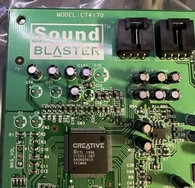 1997 Creative Sound Blaster 16 WavEffects CT4170 ISA Sound Card w/Manual & Disk  - Image 1 of 4