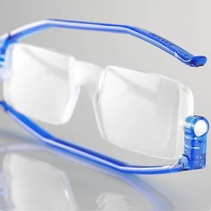Nannini Compact 1 italienische Reiseleser flach faltbar drehbare Bügel BLAU - Bild 1 von 11