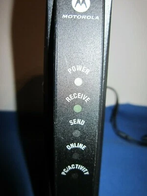 Motorola Surfboard Cable Modem SB5101N With AC Adapter 12VDC & Network Cable - Image 1 of 4
