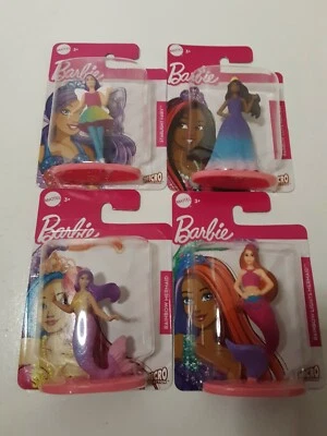 Лот из 4 Mattel Barbie торт Toppers вечеринки Favors совершенно новый в заводской упаковке лот #3 - Изображение 1 из 2