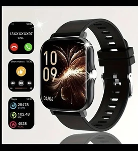 2024 Model 4.65cm Touch Screen Smart Watch Make-Receive Calls/Fitness/Health/Gym - Picture 1 of 9