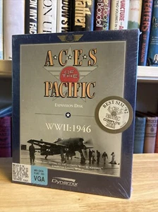 FACTORY SEALED Aces Of The Pacific: WWII: 1946 US Big Box Ed MS-DOS 5.25” HD - Picture 1 of 9