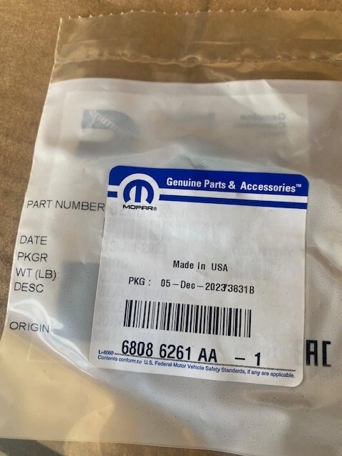 Mopar OEM Coolant Pipe O Ring 68086261AA / Cummins 5266152 - Image 1 of 1