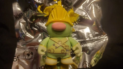 Kidrobot Fraggle Rock Doozer 1 Yellow Helmet Vinyl Figure 2018 Cover