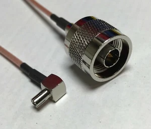N macho a TS9 ángulo macho 2 pies rg316 cable coaxial cola de cerdo saltador EE. UU. - Imagen 1 de 3