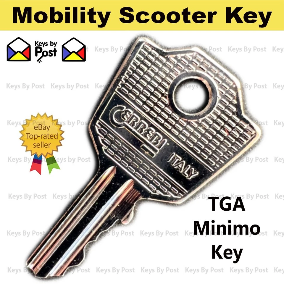 TGA Minimo & Minimo Plus Mobility Scooter Key / Spare or Replacement B1a