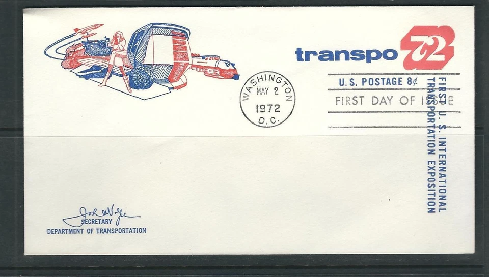 US Scott # U565 Transportation Exhibition Emblem FDC. cacheted Cover. - Image 1 of 1