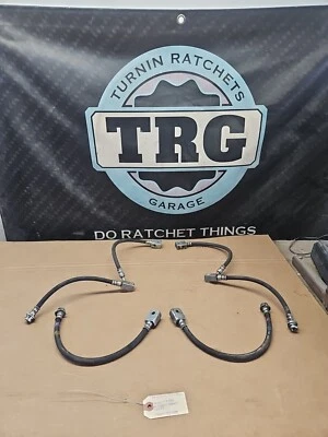 09-12 Nissan 370z Infiniti G37 Sport Líneas de freno delanteras traseras flexibles 46211-EG00A Foto 1 de 4