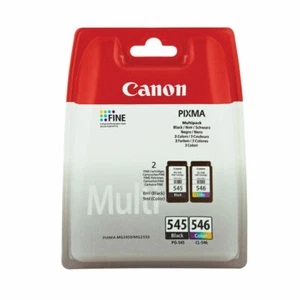 Canon Original PG-545 CL-546 Farbe Schwarz 2 Tinten für Pixma TS3150 iP2850 TS3151 - Bild 1 von 1