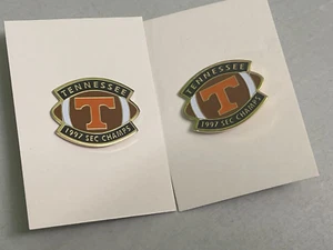 2 vtg TENNESSEE VOLS 1997 pin lot SEC Champs 90s Volunteers football - Picture 1 of 4
