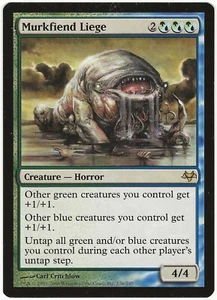 MTG Murkfiend Liege Eventide Rare MP - Picture 1 of 2